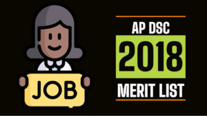 AP DSC SGT Merit List